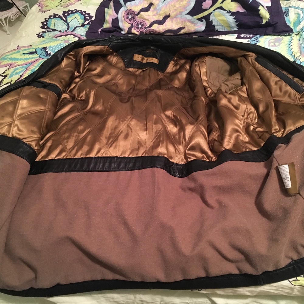 Andrew Marc Leather Jacket - Picture 4 of 4